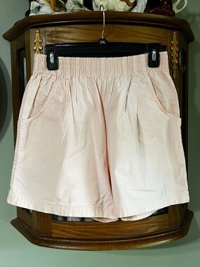 Vintage 80s Cherokee Light Pink Pull On Mom Shorts Size 12 Cotton USA